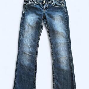 Angels vintage Y2K blue super low-rise jeans Size 7